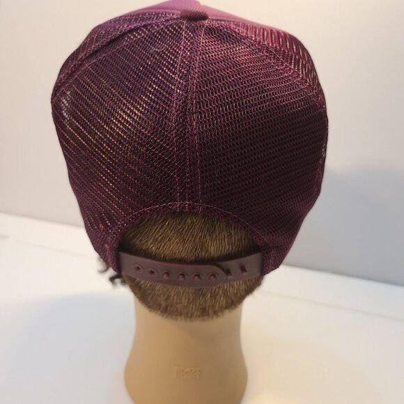 Vintage 90s Trucker Hat First Choice Network Patch Mesh Adjustable Hat - Picture 4 of 8